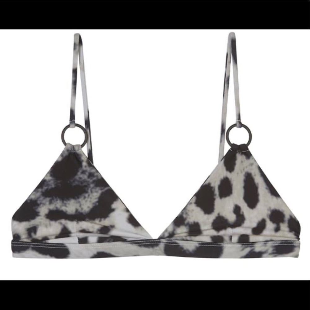 Mikoh leopard bikini top - NWT